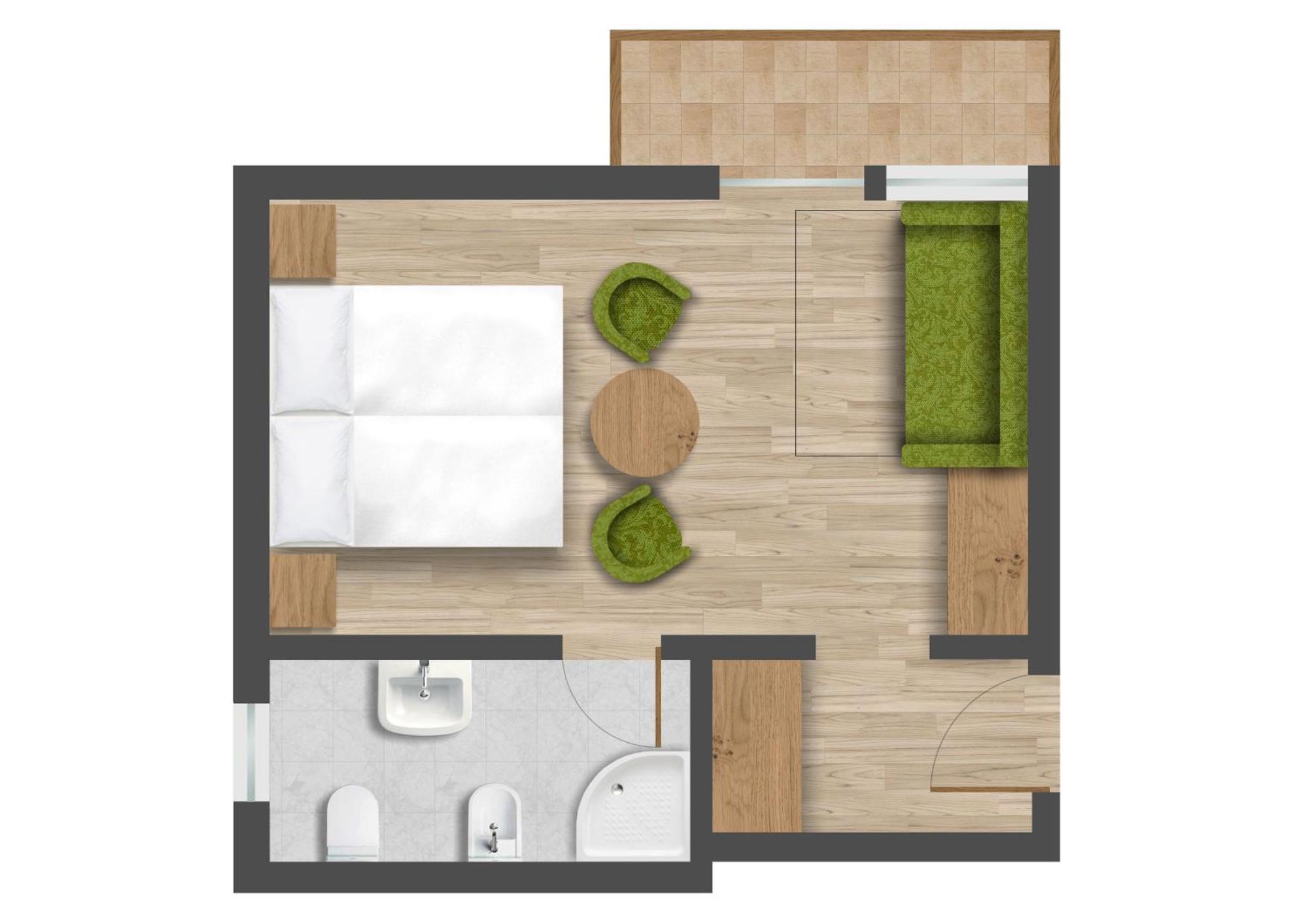 Large Double or Twin Room